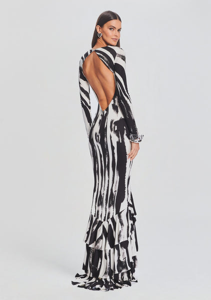 zebra prom dress Sara Dress – Retrofete