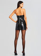 Roselyn Leather Dress