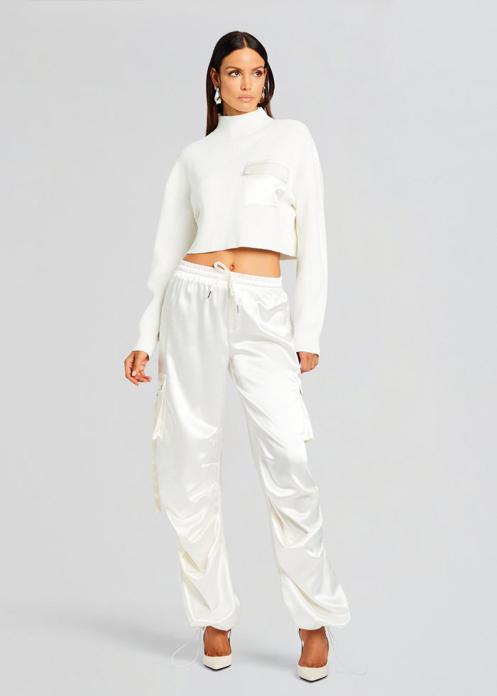 Donna Mid Cropped Sweater
