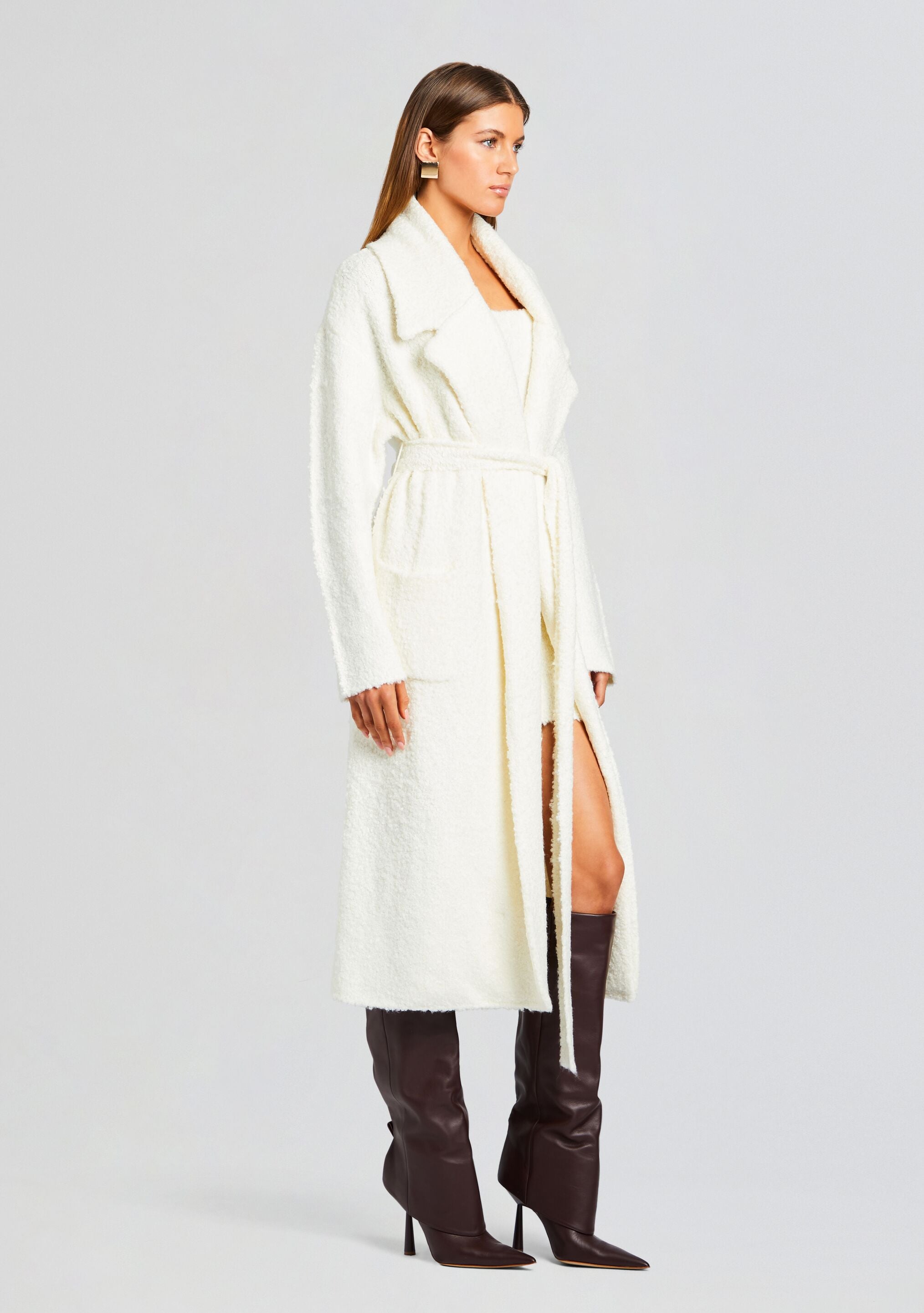 Long hot sale duster robe