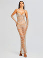 Citrine Embellished Dress