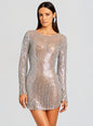 Malaya Sequin Embellished Dress