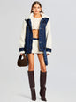Karissa Teddy Denim Skirt
