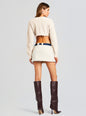 Karissa Teddy Denim Skirt