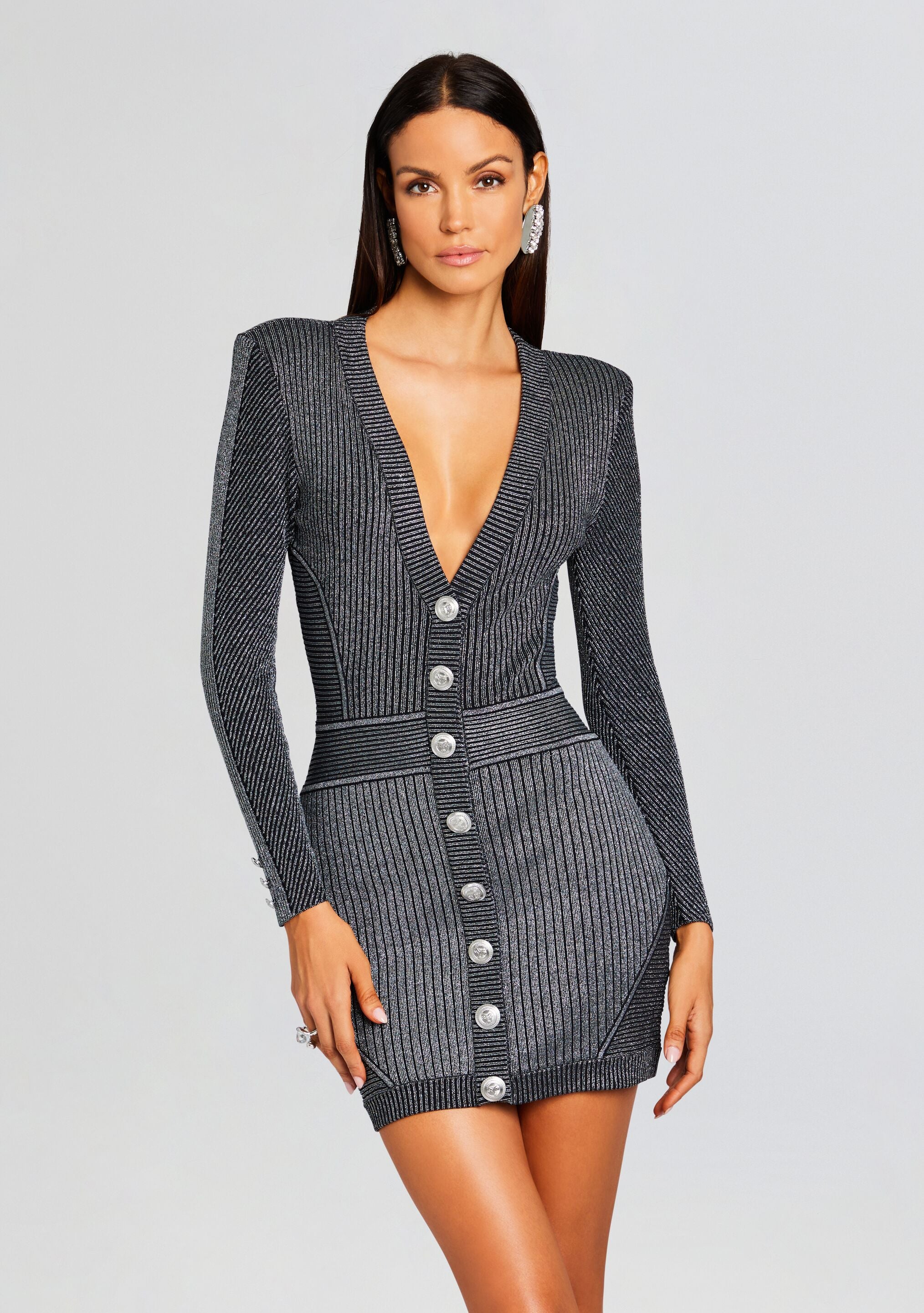 Shareen Embellished Knit Dress – Retrofete