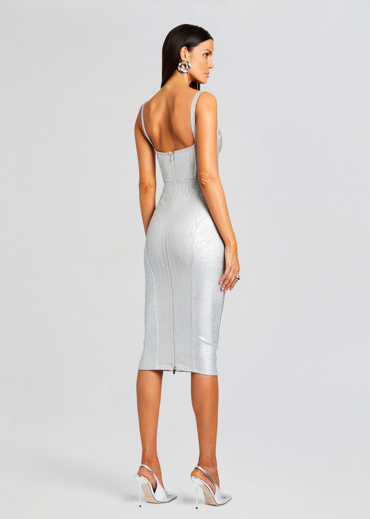 zora coated knit dress RETROFTE ZORA COATED KNIT DRESS - HL24-8076