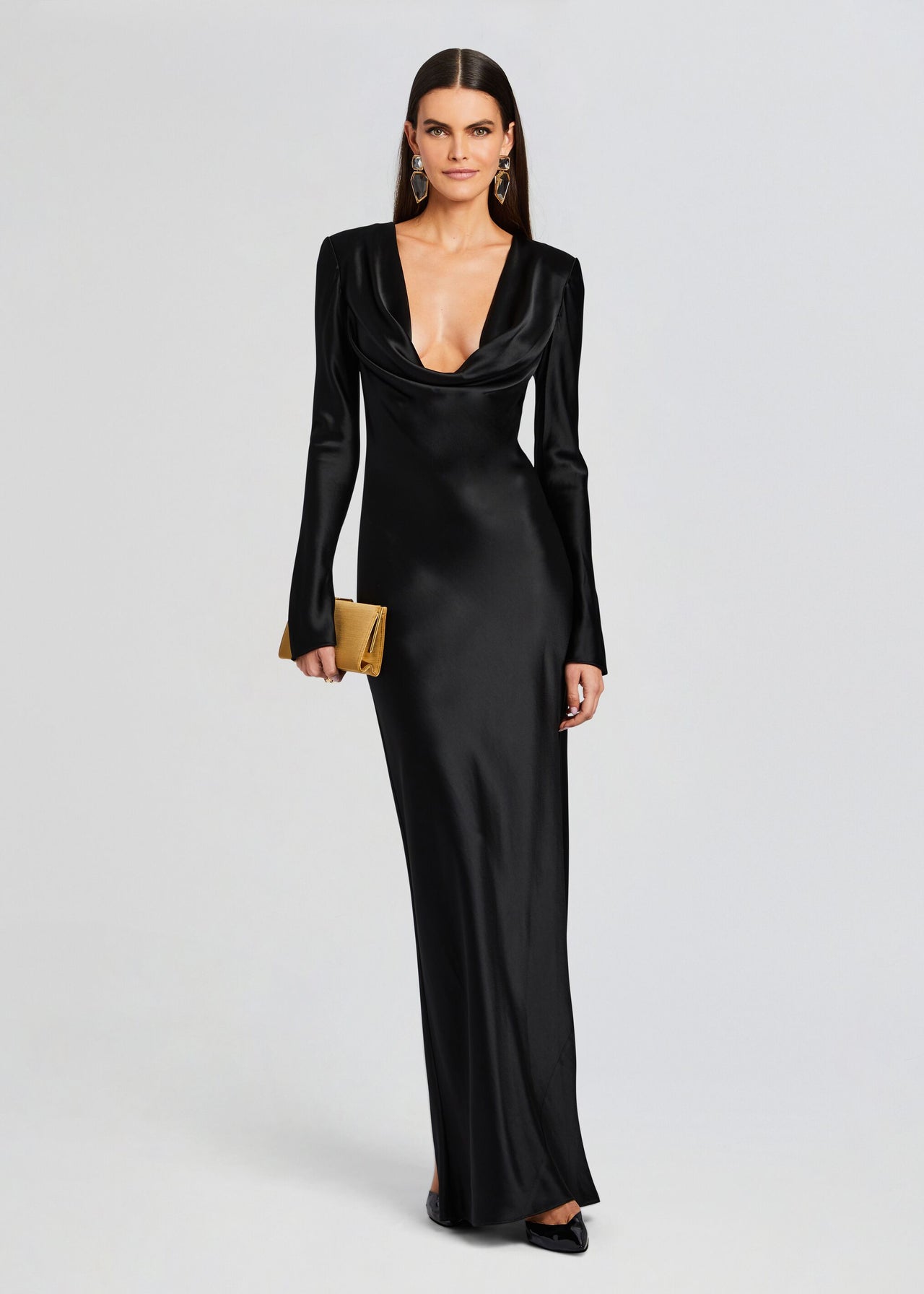 Retrofete - Anna Cowl Evening Dress Retrofete - Anna Cowl Evening Dress