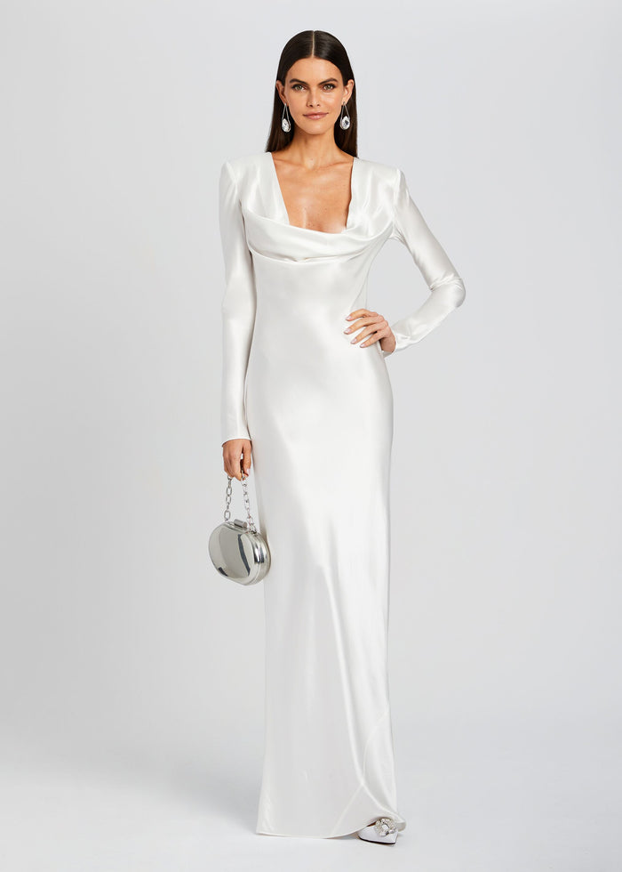 Anna Cowl Evening Dress