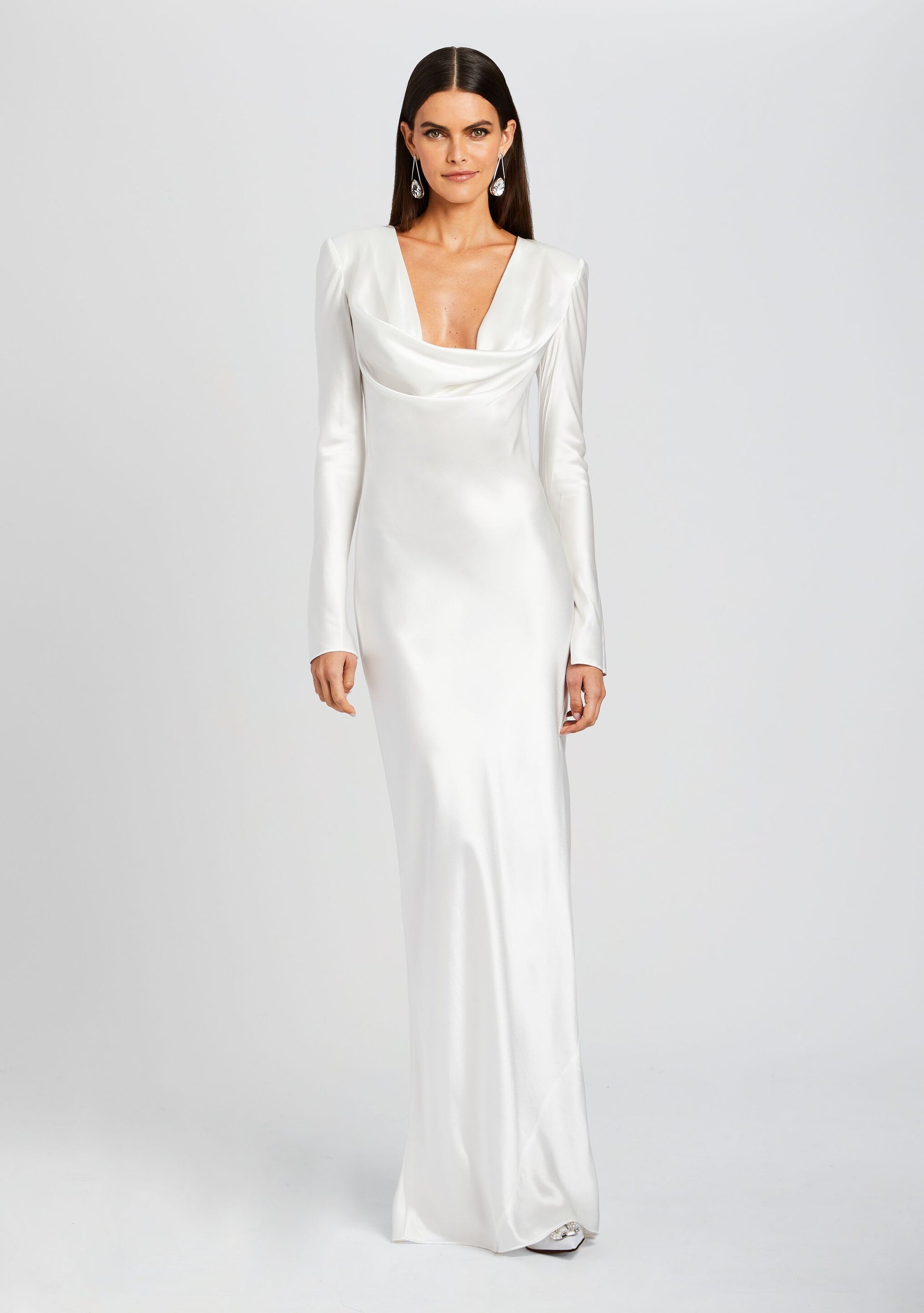 Anna Cowl Evening Dress Robes de mariée The Wedding Explorer