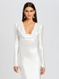 Anna Cowl Evening Dress