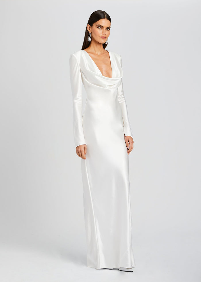 Anna Cowl Evening Dress
