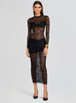 Ellie Lace Midi Dress