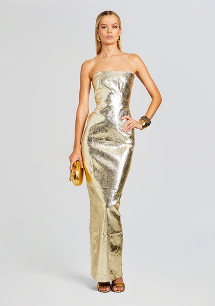 slim fit dress slacks L*Space Stay Golden Dress main image 1