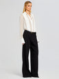 Meghan Panelled Silk Blouse