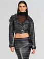 Mora Embellished Leather Jacket