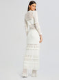Alaia Knit Crochet Cardigan