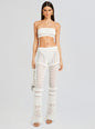 Luiz Knit Crochet Top