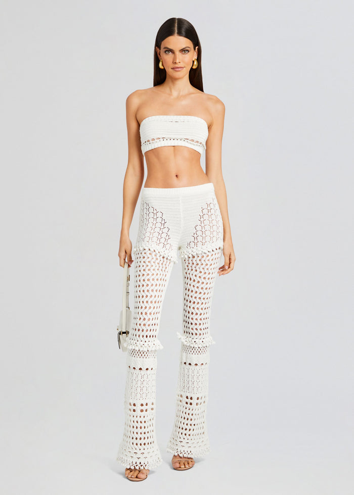 Luiz Knit Crochet Top