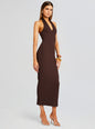 Lozza Halter Neck Maxi Dress