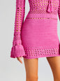Peony Knit Crochet Dress
