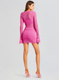 Peony Knit Crochet Dress