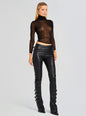 Della Leather Pant