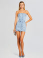 Kamna Embellished Denim Dress