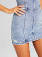 Kamna Embellished Denim Dress