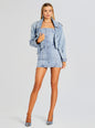 Kamna Embellished Denim Dress