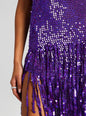 Libra Sequin Fringe Crochet Dress
