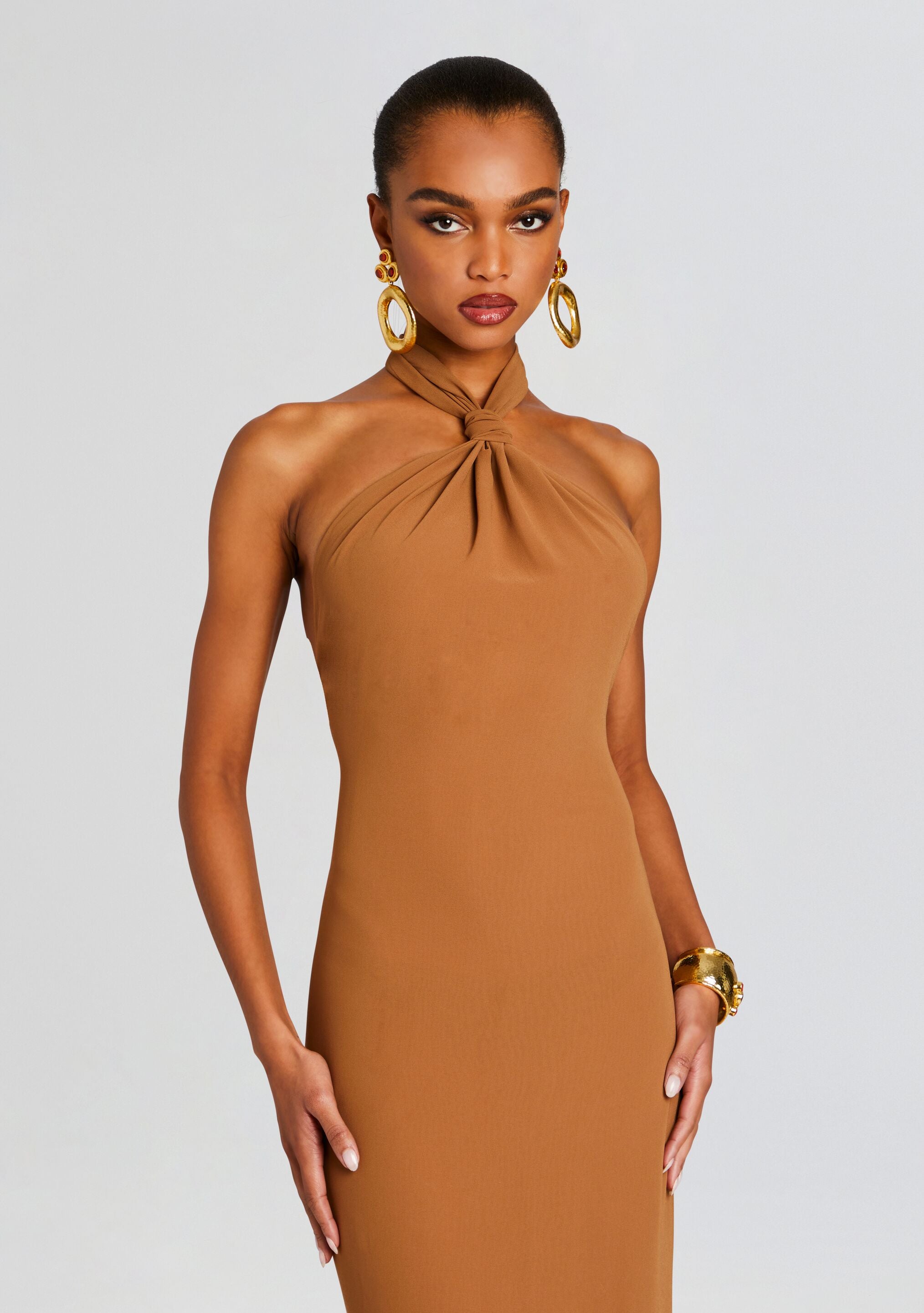 Viper halter outlet dress