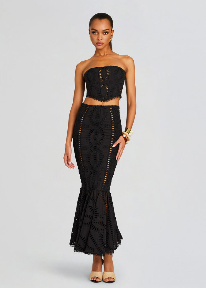 Fray Long Skirt