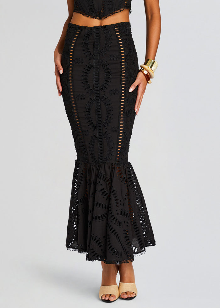 Fray Long Skirt