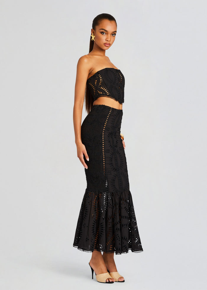 Fray Long Skirt