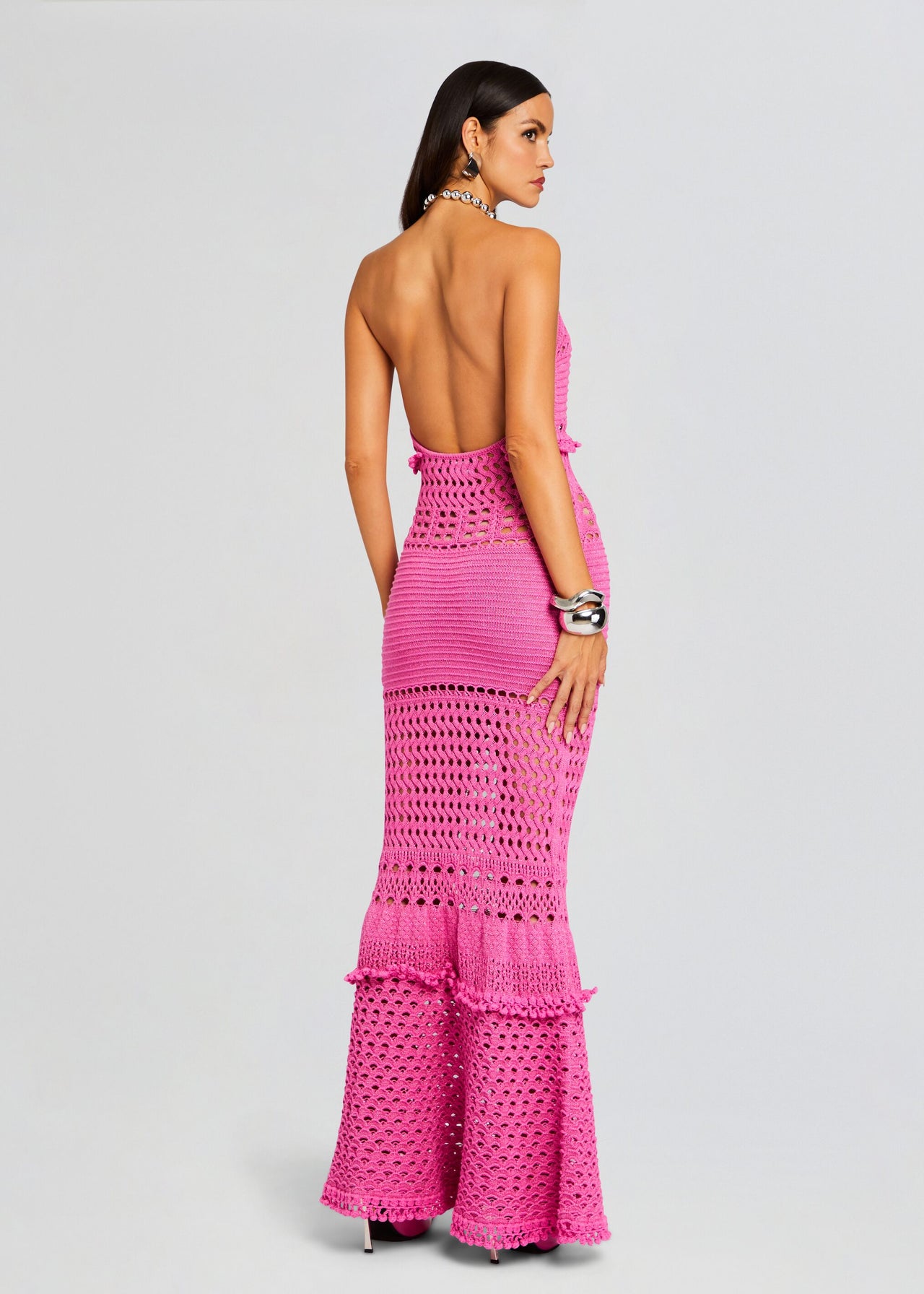 Mesa Knit Crochet Dress