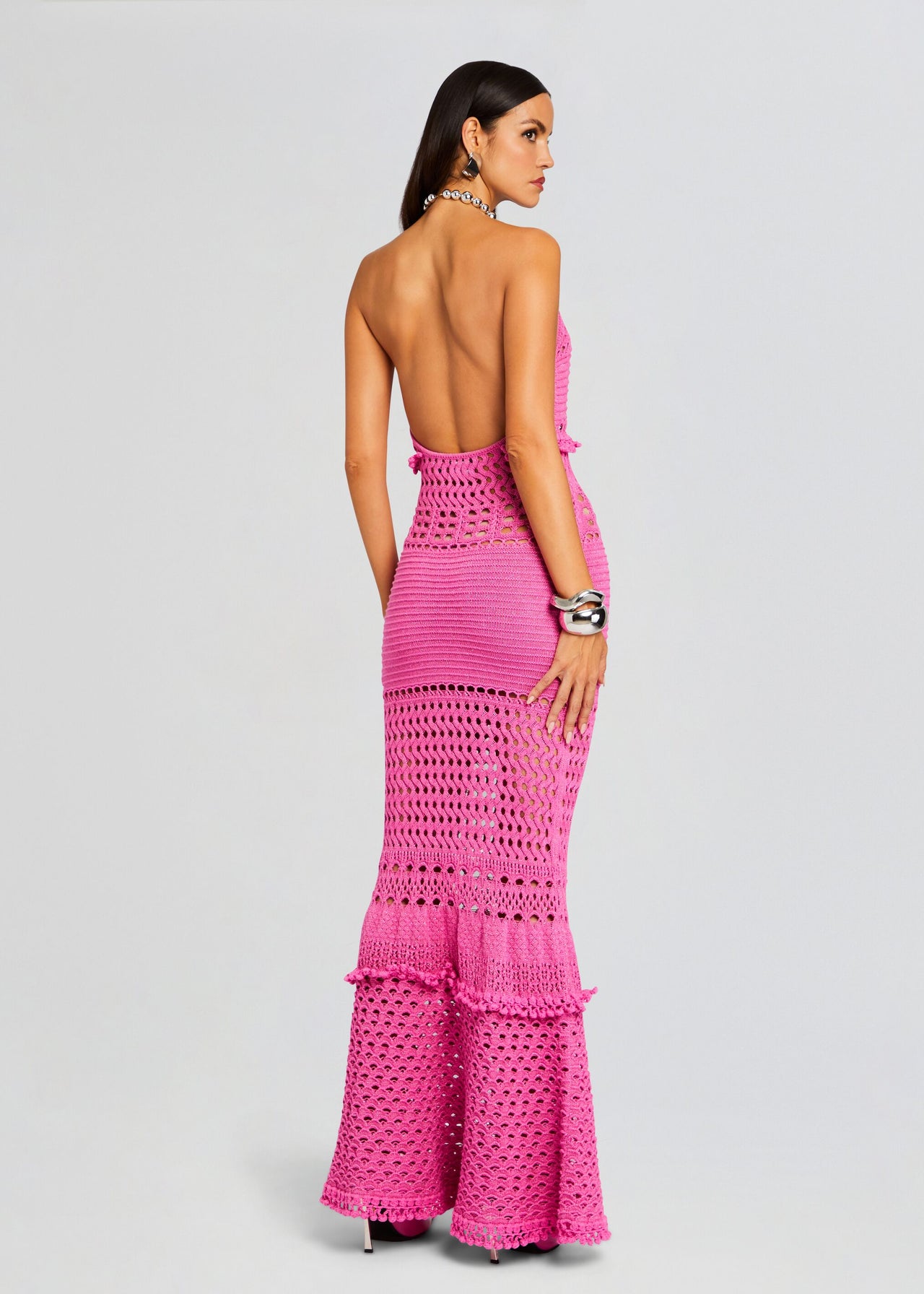 retrofete tara crochet dress Tara Sequin Crochet Dress Retrofete