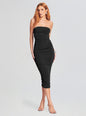 Martha Strapless Midi Dress