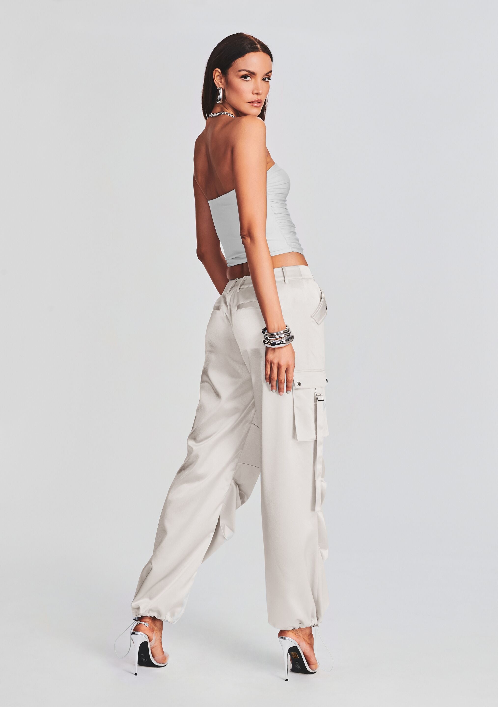 Lai Satin Cargo Pant – Retrofete