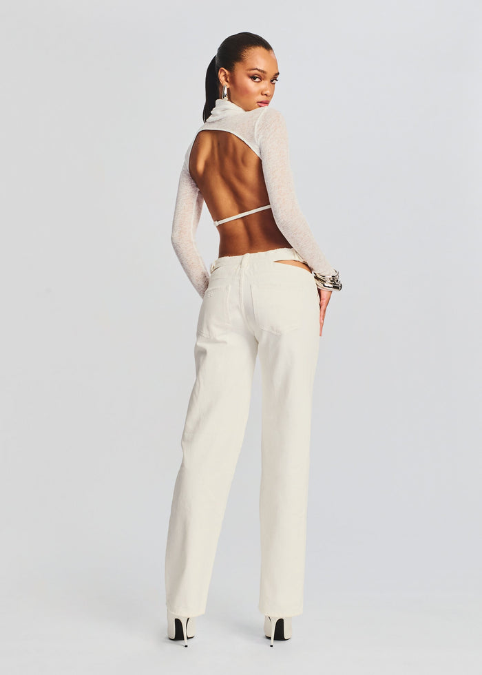 Julie Crop Long Sleeve Top