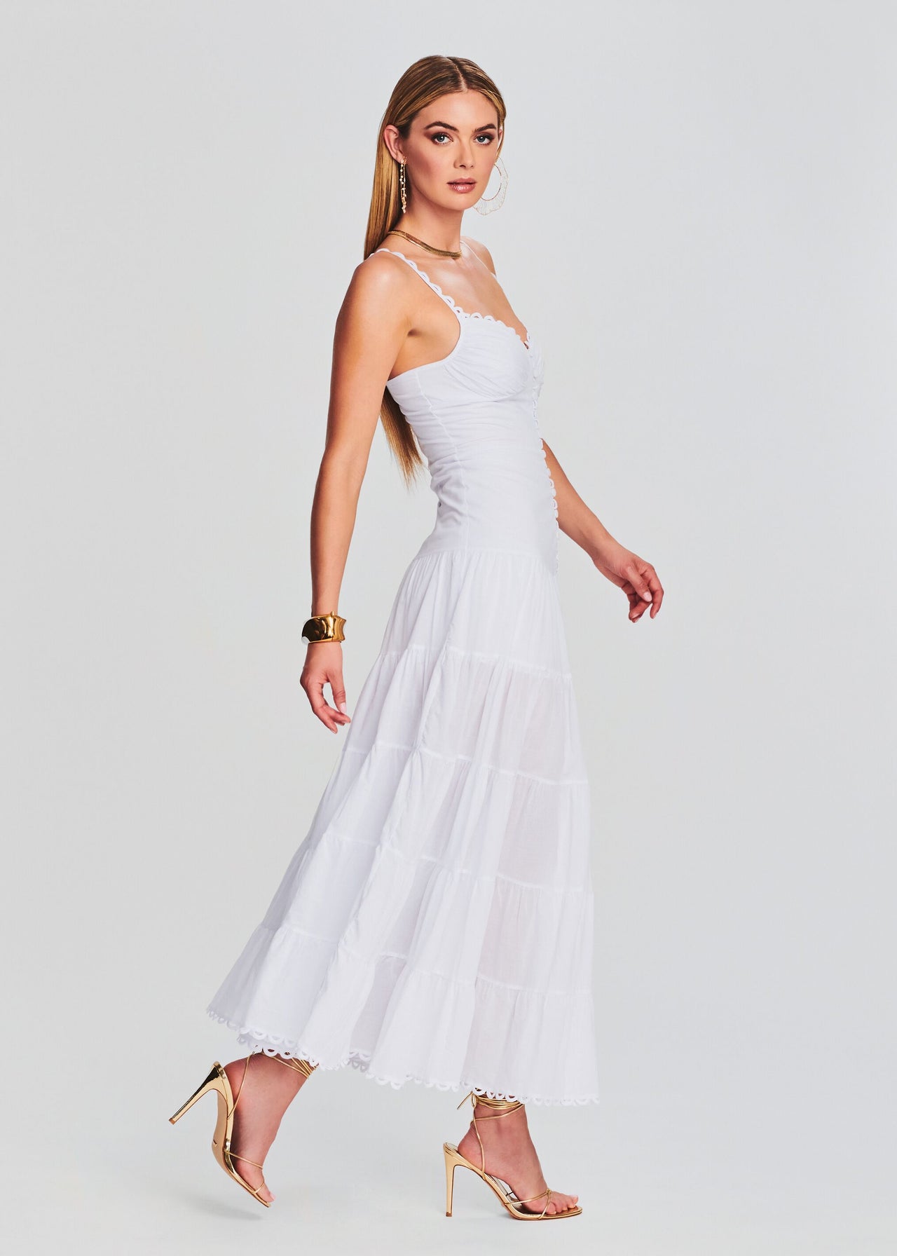 Melia Long Dress Retrofete Melia Long Dress Retrofete