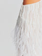 Beverly Sequin Feather Dress