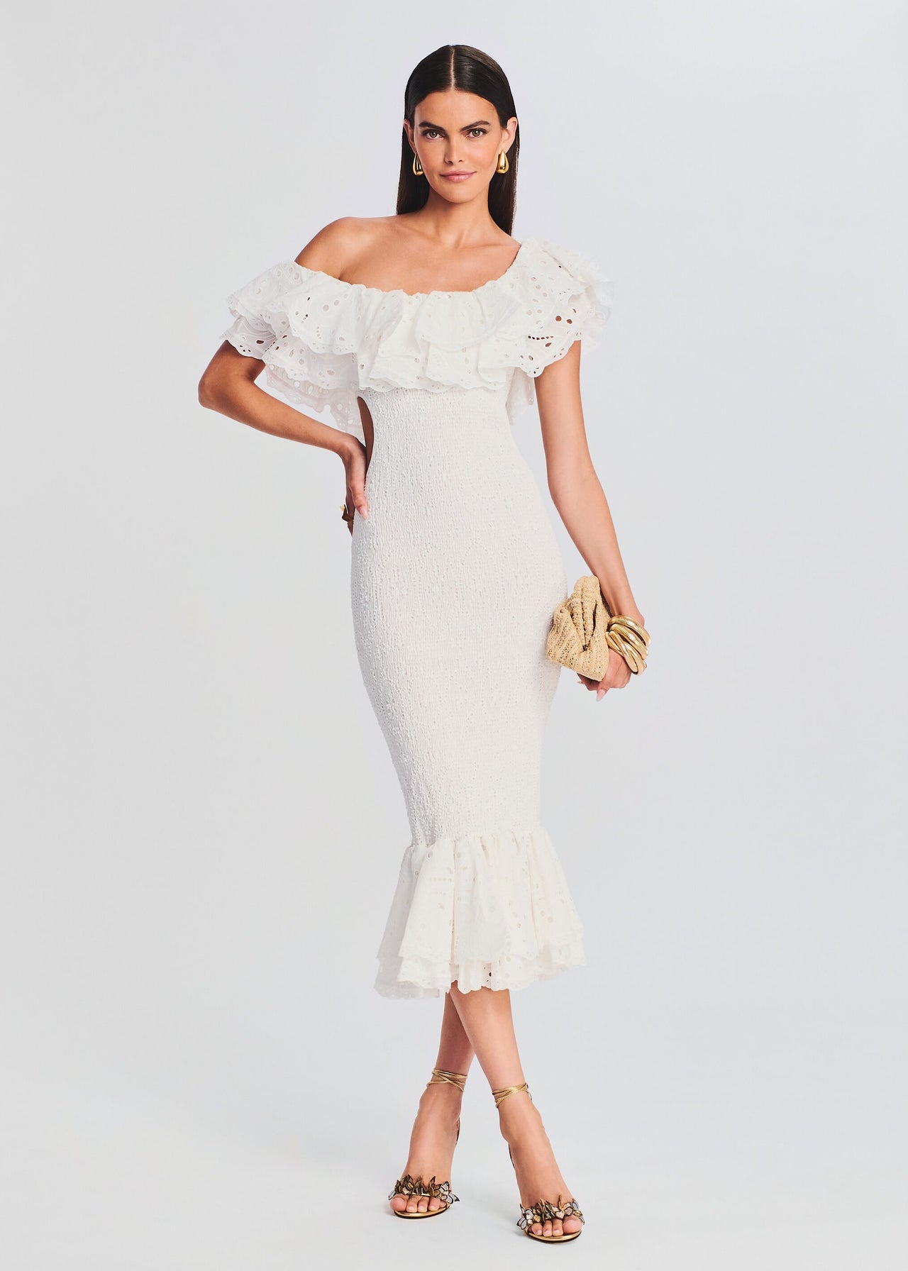 luisa ruffle maxi dress Luisa Ruffle Maxi Dress