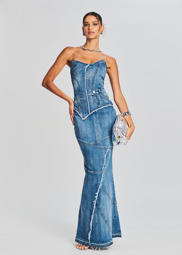 Tamara Denim Dress – Retrofete
