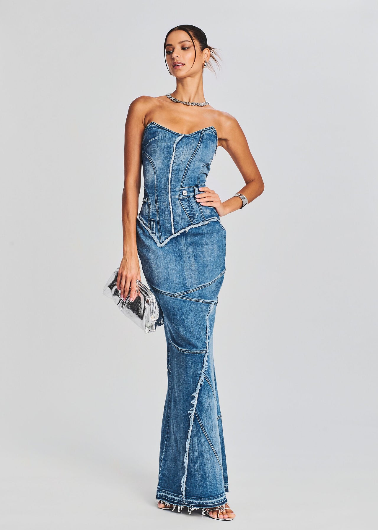 Tamara Denim Dress Retrofete Tamara Denim Dress Retrofete