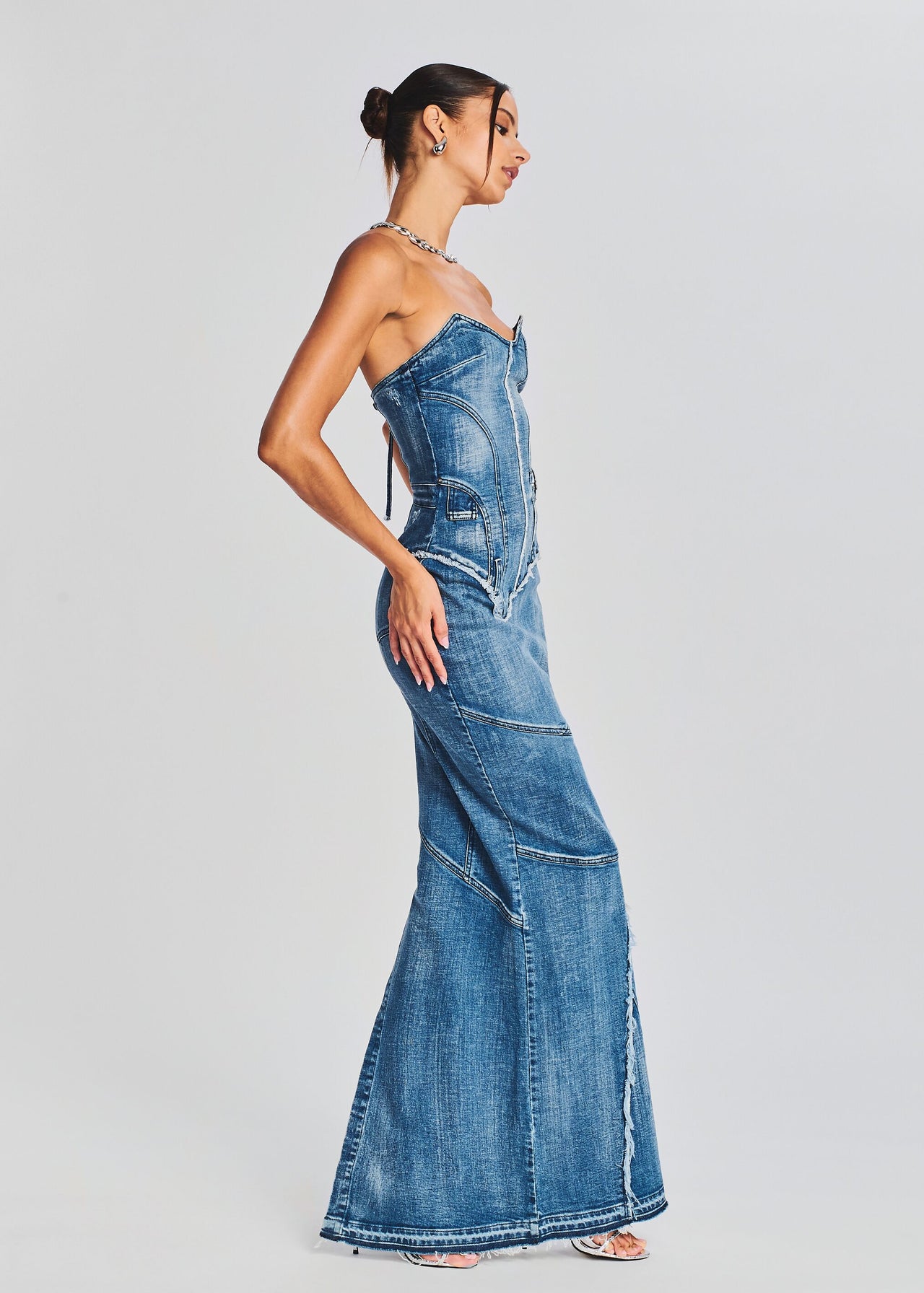 Tamara Denim Dress Retrofete Tamara Denim Dress Retrofete