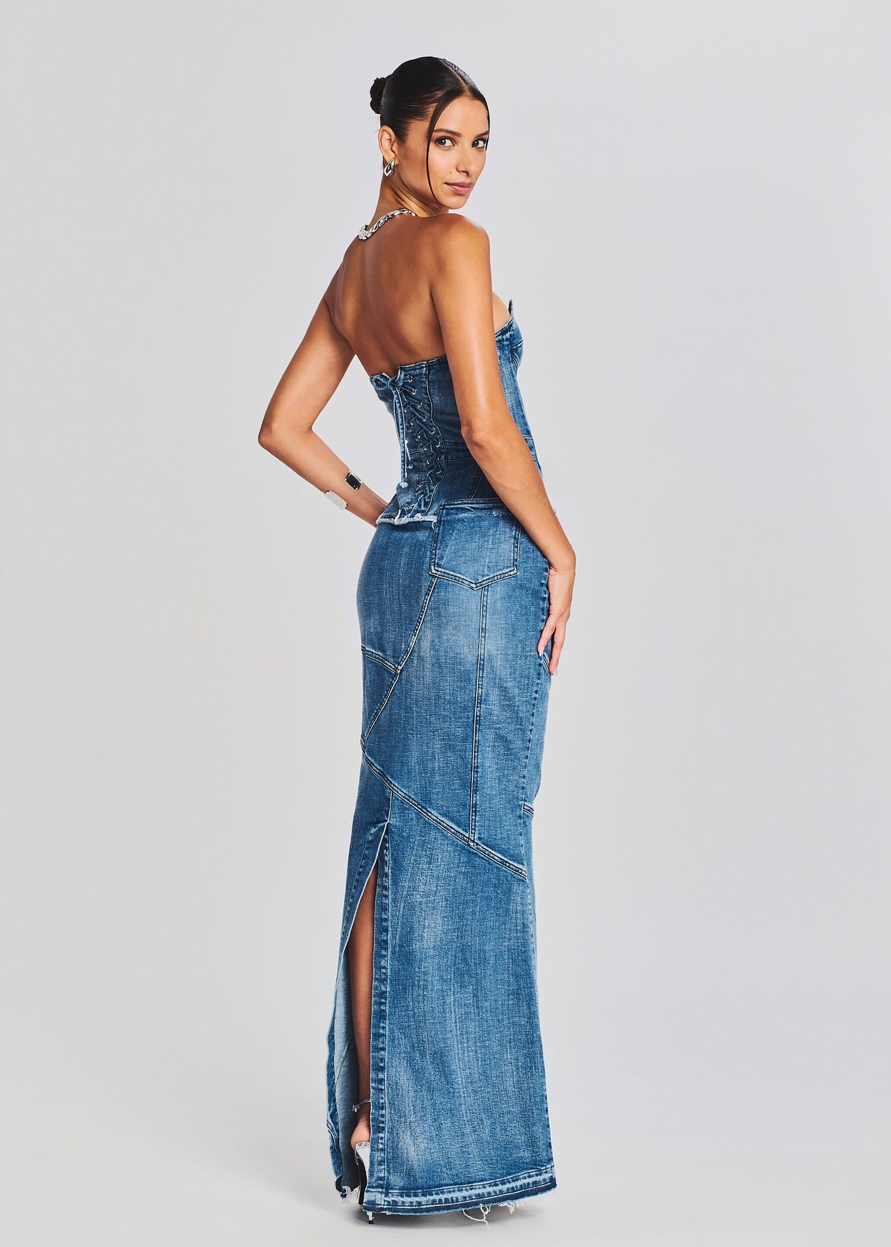 Tamara Denim Dress Retrofete Tamara Denim Dress Retrofete