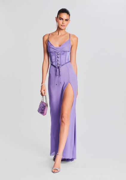retrofete corset dress Larissa Silk – Marie's Gluten Free Super Color:Velvet Tie Dress CORSET-GOWN Larissa dress Dry clean only