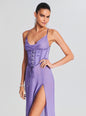 Larissa Silk Corset Dress