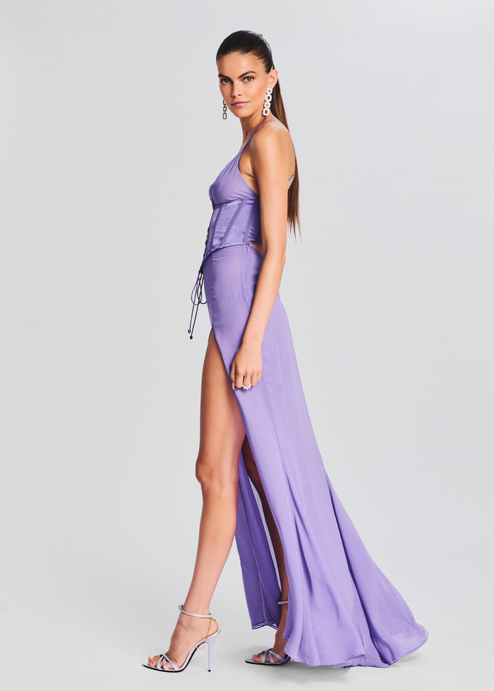 Larissa Silk Corset Dress