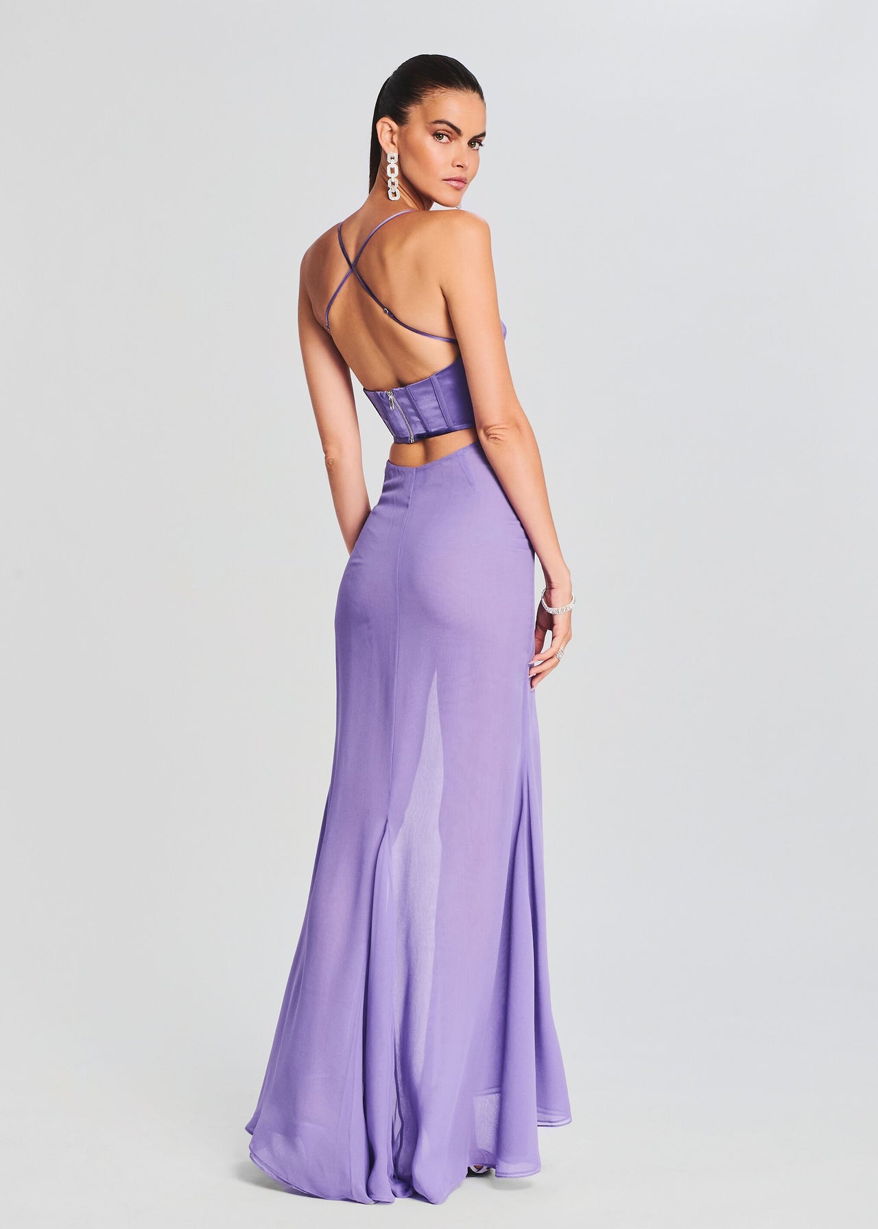 Larissa Silk Corset Dress – Retrofete Larissa Silk Corset Dress – Retrofete